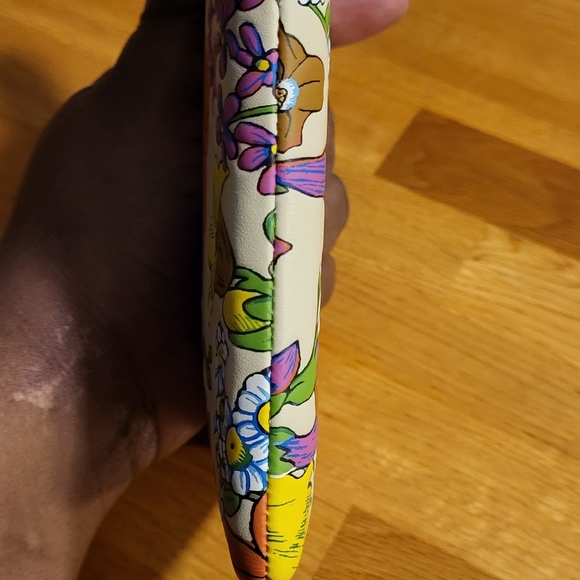 Coach Zip Wristlet With Floral Print - Picture 6 of 10